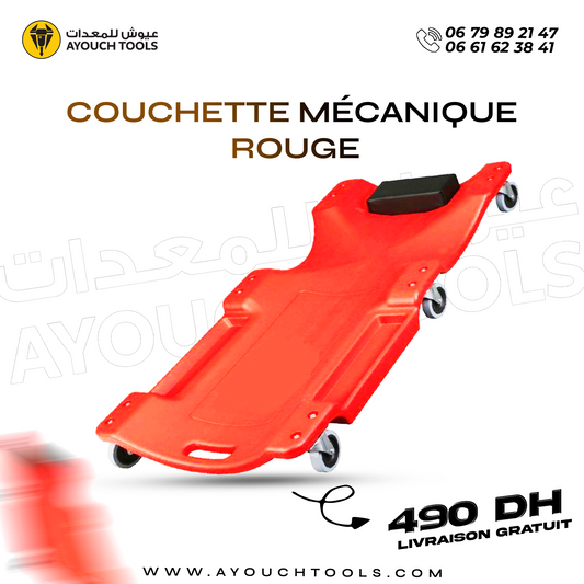 Couchette Mécanique Rouge